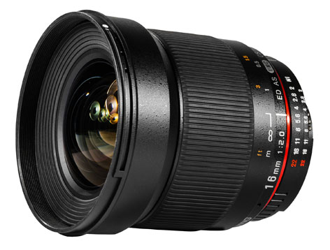 Samyang 16mm V-DSRL F2.2 per il video con le fotocamere